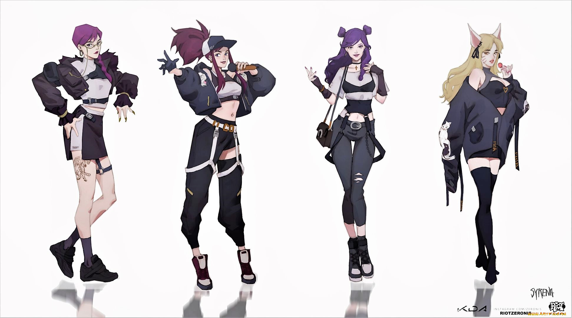  , league of legends, kda, ahri, akali, kaisa, evelyn